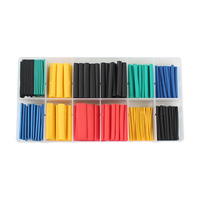 280pcs Cable Heat Shrink Tubing Sleeve Wire Wrap Tube 2:1 Assortment Kit Box