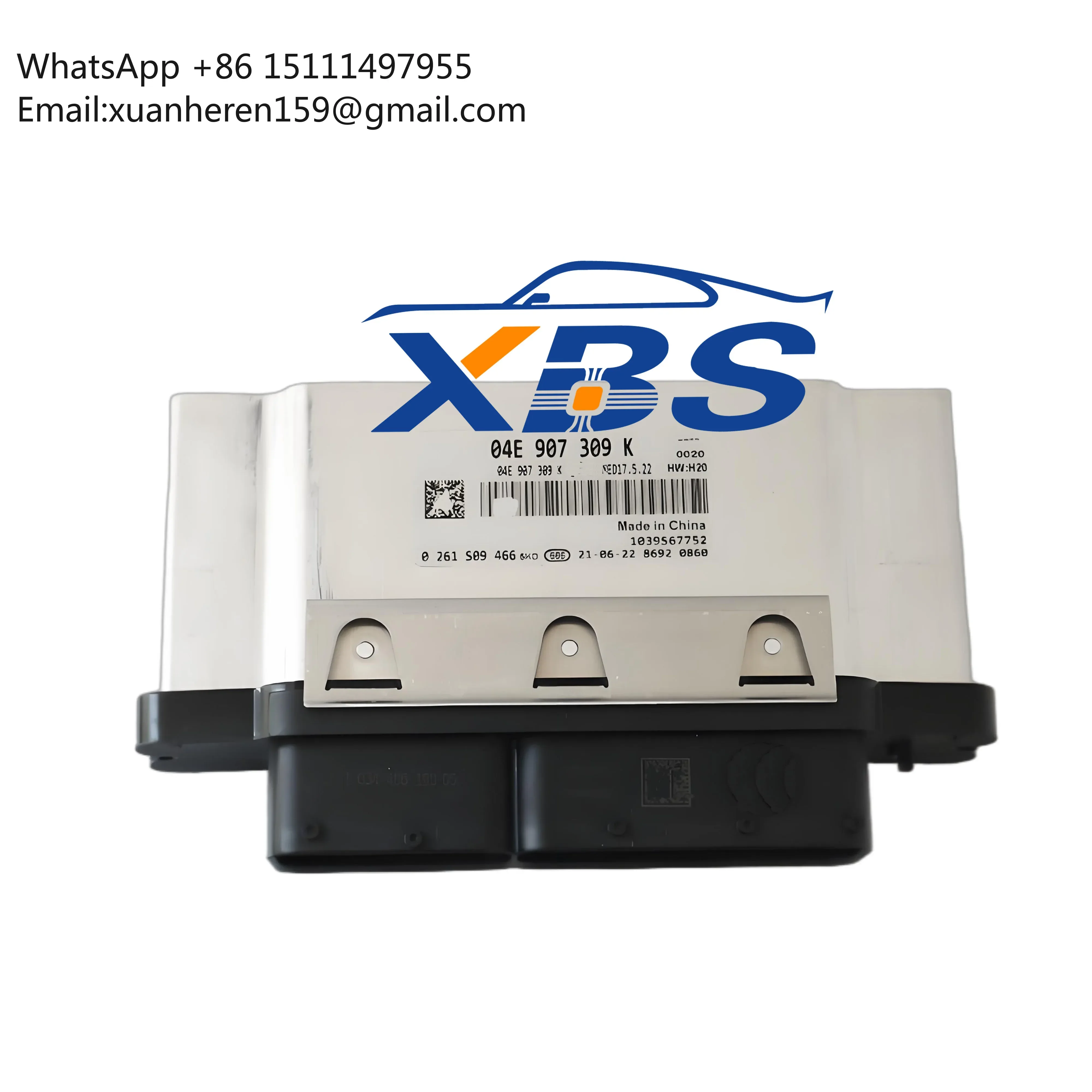 

New for Audi for Volkswagen MED17.5.22 Engine Control Unit (ECU ECM) Model 0261S09466 04E907309K