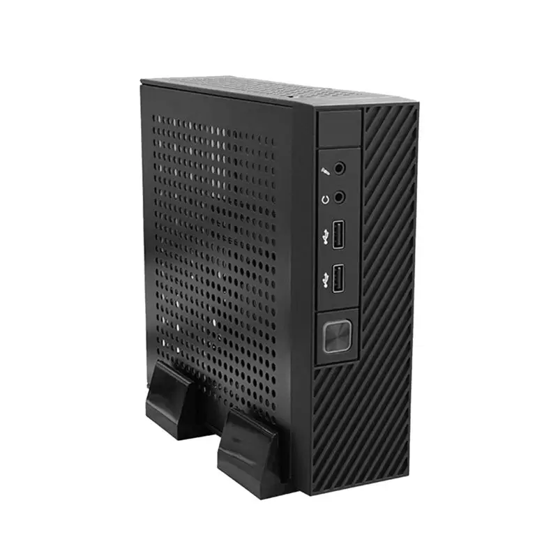 

A23F-M06 Mini Desktop Case MINI-ITX PC Chassis Versatile And Efficient Industrial Control Case With Foot Stand