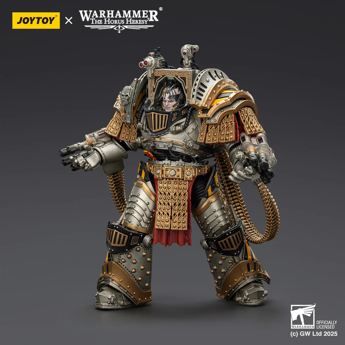 EN STOCK JOYTOY Warhammer 40K figurine Iron Warriors Perturabo, Primarch de la Légion lVth modèle militaire Anime