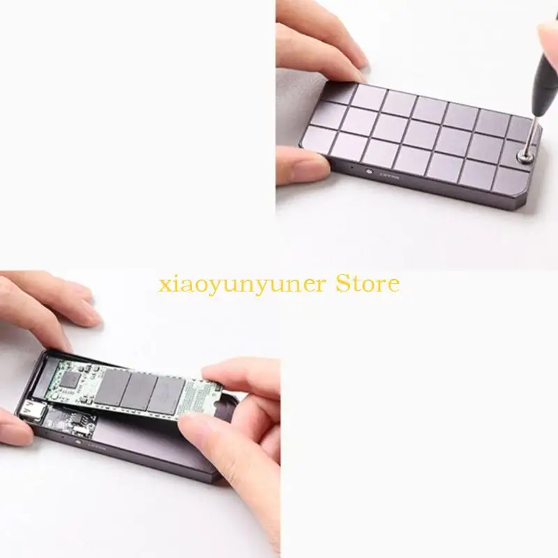 

P9JB Алюминиевый корпус USB 3.2 Корпус для жесткого диска M.2 NVME без инструментов Корпус 2230