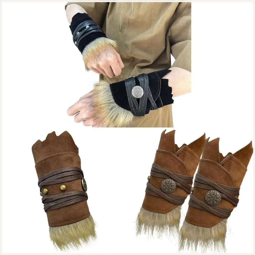 

Средневековая тема перчаткой ручные бюджеты для взрослых унисекс косплей Партия Рукоопания сцены