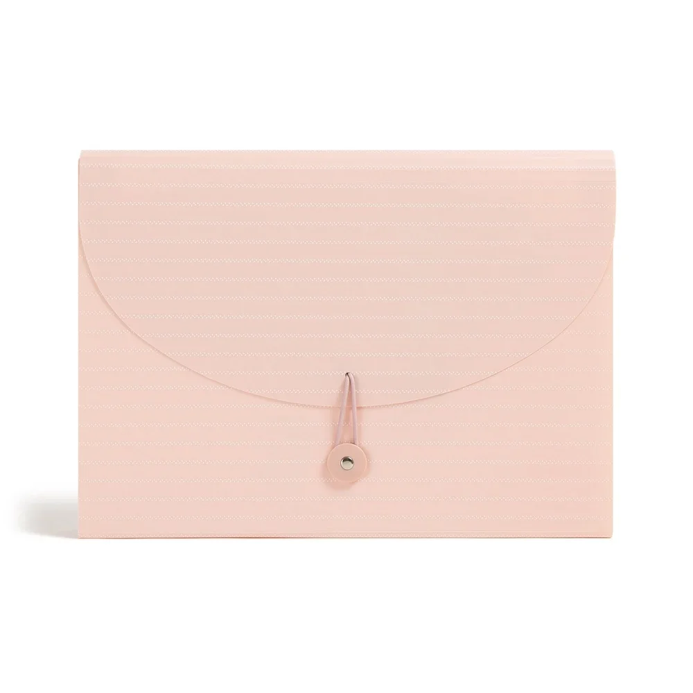 Durable Poly File Folder 13 Pocket Organizer Documents with Secure Snap Closure Ideal Home Work School Use