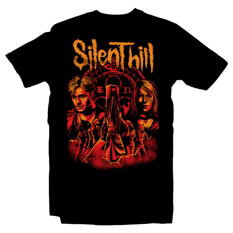 

0428 Silent Hill F Horror Graphic Tee Unisex Short Sleeve Gift t Shirt 100% cotton printed Clothes All size top S-6XL