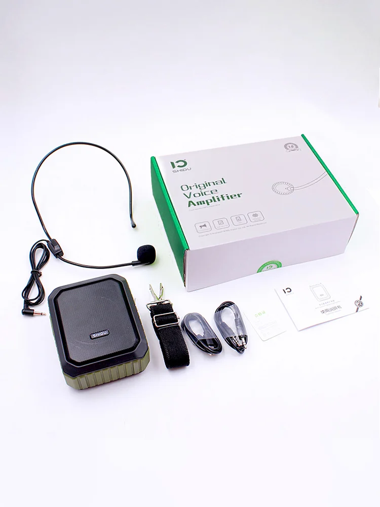 SHIDU M800 przenośny wzmacniacz głosu z przewodowym mikrofonem dla nauczycieli IPX5 wodoodporny głośnik Bluetooth 4400mAh Power Bank — zdjęcie produktu 7