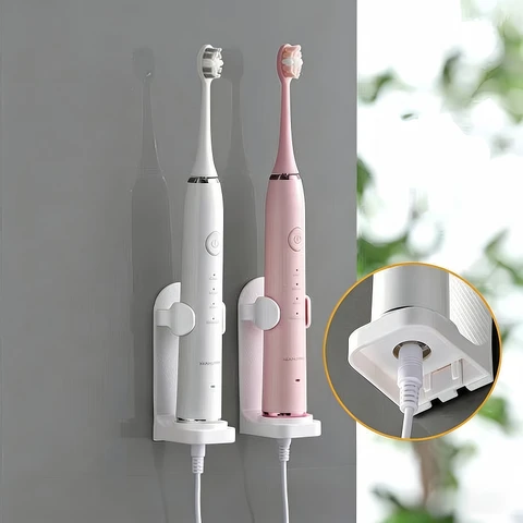 Adjustable Silicone Electric Toothbrush Holder, Non-Slip Wall Mount Toothbrush…