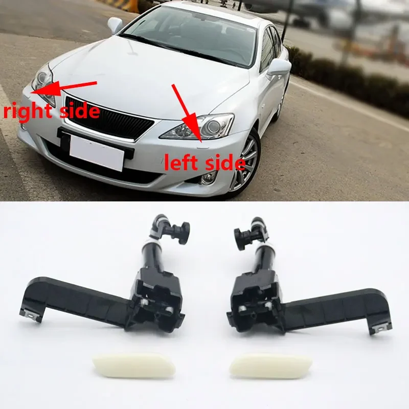 

For Lexus IS250 IS300 IS350 2005 2006 2007 2008 2009 Auto Head Light Lamp Washer Spray Nozzle Jet Pump Actuator with Cover Cap