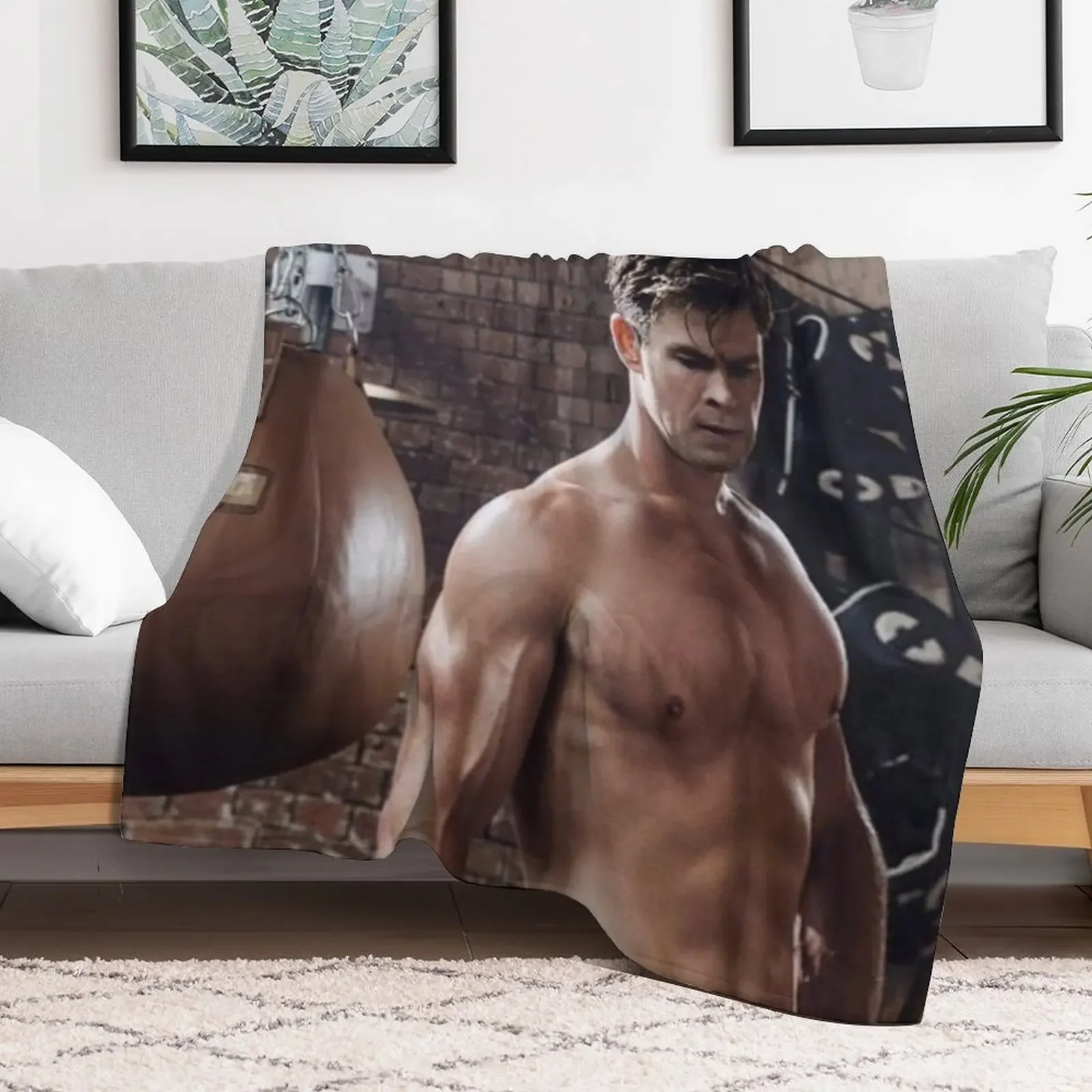 New Chris Hemsworth Throw Blanket Soft Big cosplay anime Thins Extra Large Throw Blankets