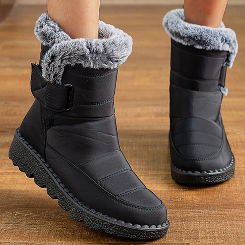 Snow Boots Women New Shoes Woman Waterproof Women Shoes Keep Warm Boots For Women Plush Fashion Botas Mujer Winter Boots