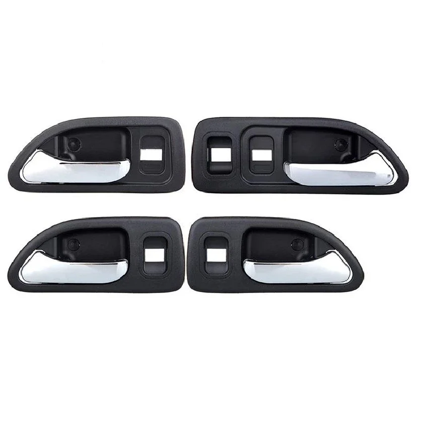 2PC 4PC Black Chrome Inside Interior Door Handle for Honda Accord 1994 1995 1996 1997 Honda Accord Inner Door 72165SV4A01