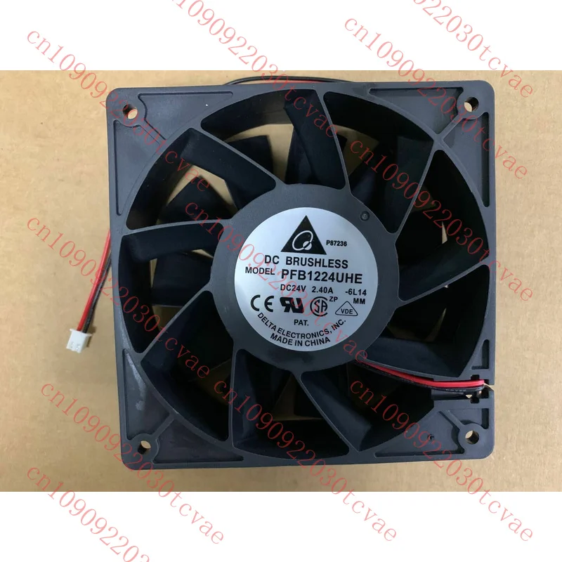 

Для Delta PFB1224UHE DC бесщеточный охлаждающий компьютерный вентилятор 24 В 120x120x38 мм 2,4 А 2 контакта