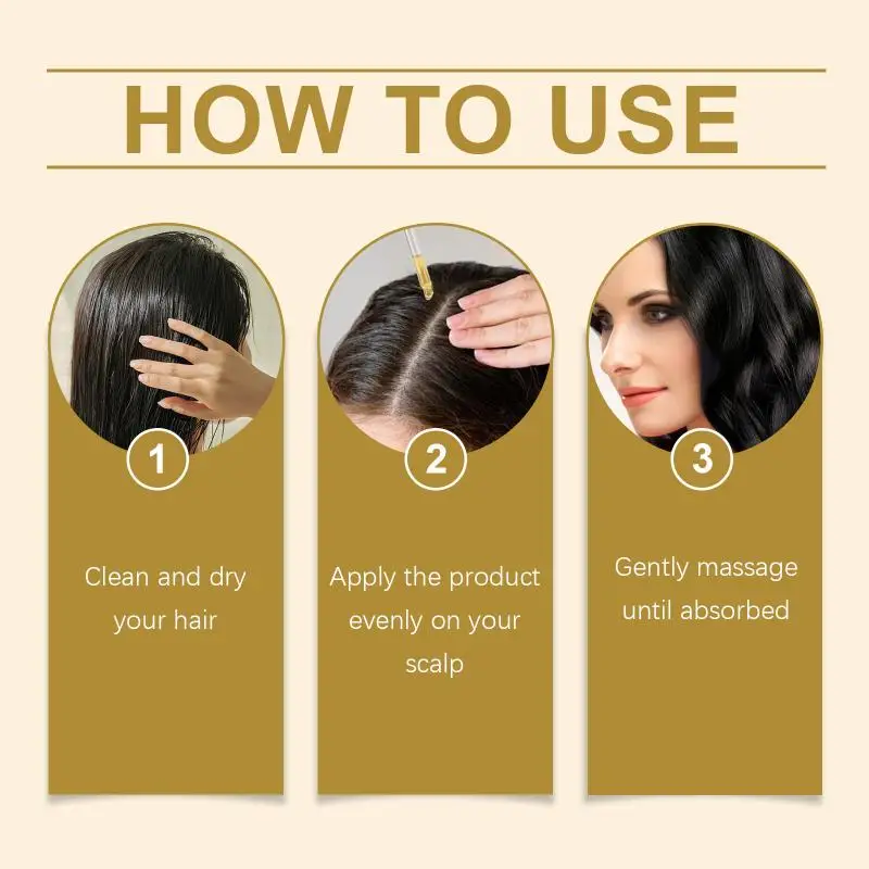 Darkening Hair Oil Blackening Natural Black Color Cleansing Strengthen Nourishment Repairing White Grey Hair Caring  Oil