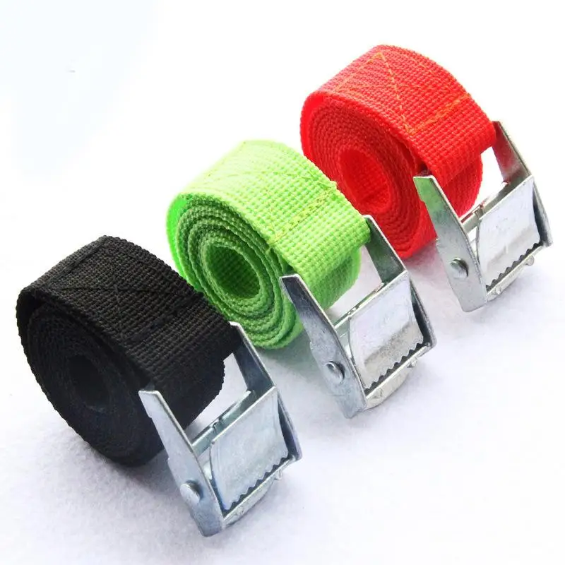1Pcs Buckle Tie Down Belt Cargo Straps 1/2/3/4/5 Meters For Car Motorcycle Bike Strong Metal Buckle Ratchet Tow Rope For Luggage