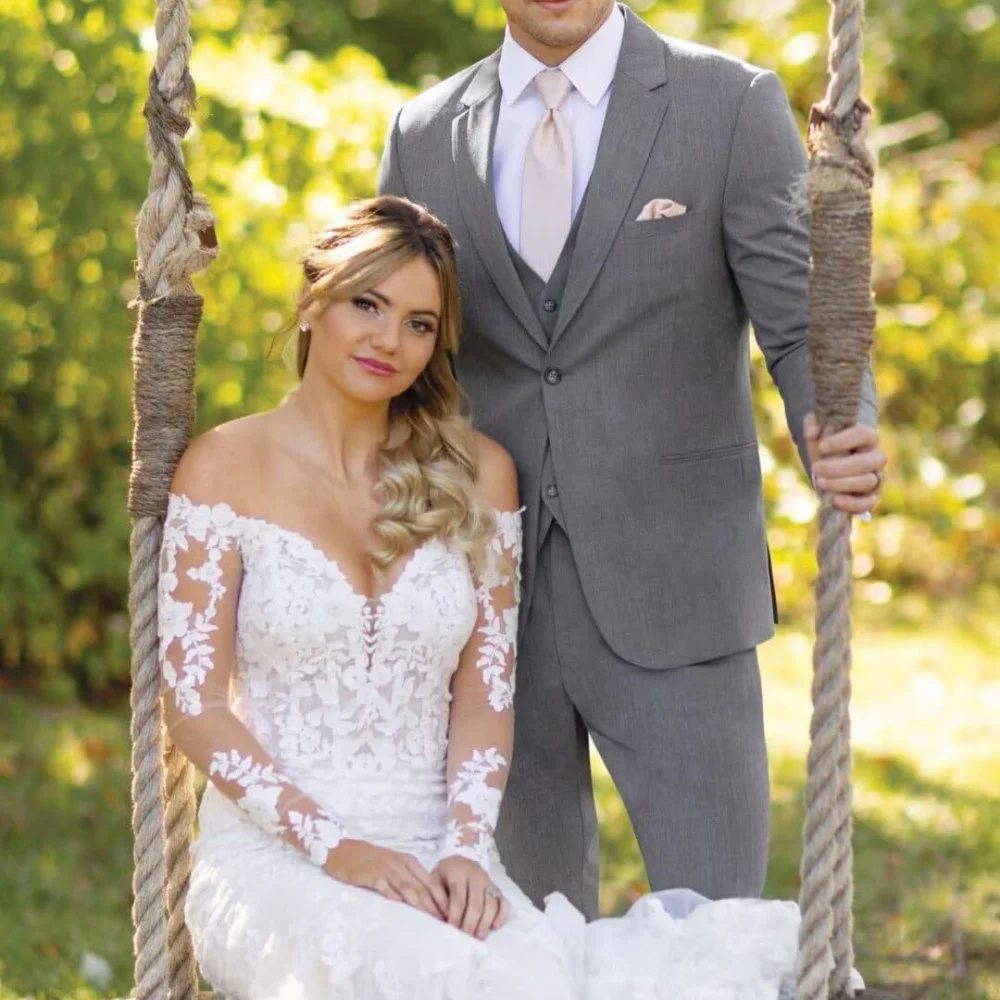 

Terno masculino de três peças slim fit, conjunto de três peças de colete, blazer e calças, ideal para casamentos, negócios e oca