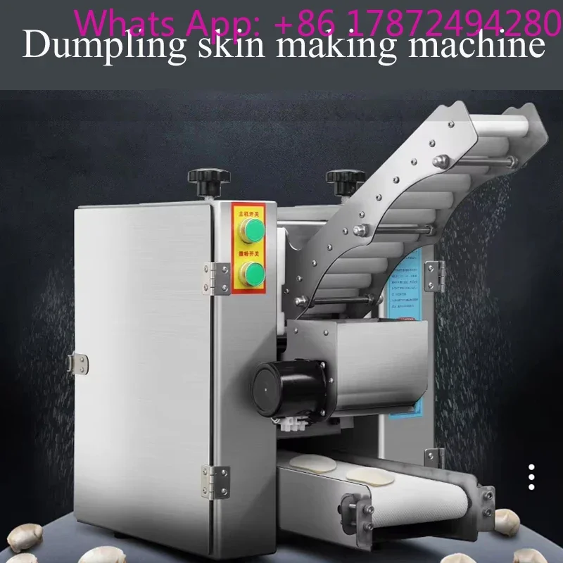 Mini Desktop Automatic Dumpling Gyoza Wonton Wrapper Making Machine For Retail Industrial Home Use Small Sheet Maker