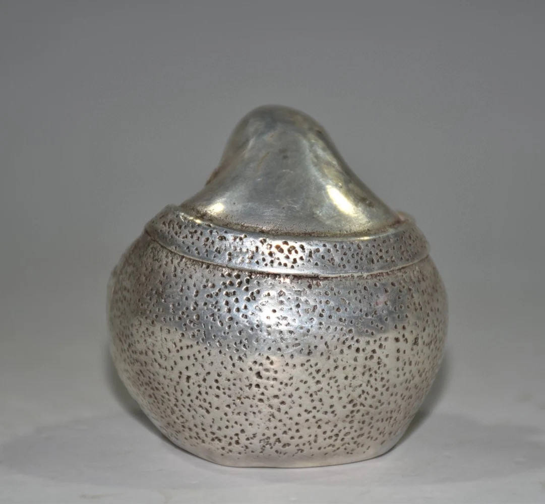 Pure copper crossing silver, joys and sorrows, four-faced Buddha head, wishful Maitreya ornaments