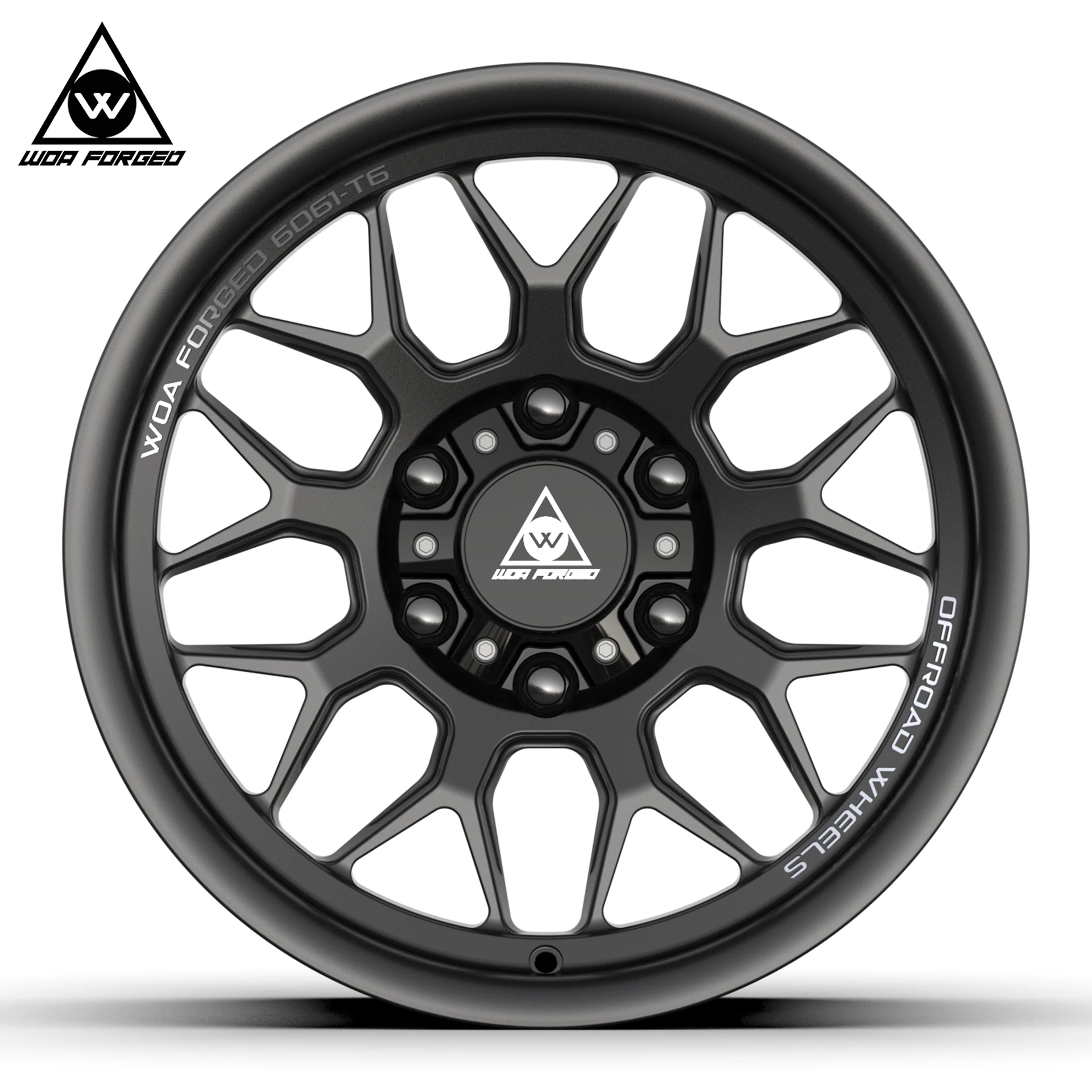 For Wrangler BJ40 /DMAX/F150/TANK 300 Off-road Forged Wheels Rims Modified Aluminum Alloy 6 Holes Oem Lightweight 17*8J 9KG OF02