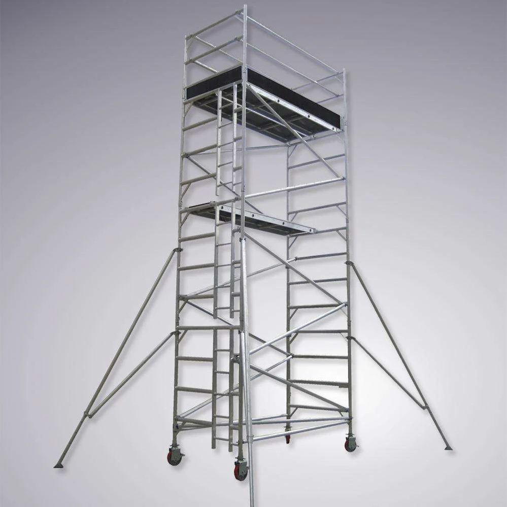 Aluminum mobile scaffolding andamio de aluminio