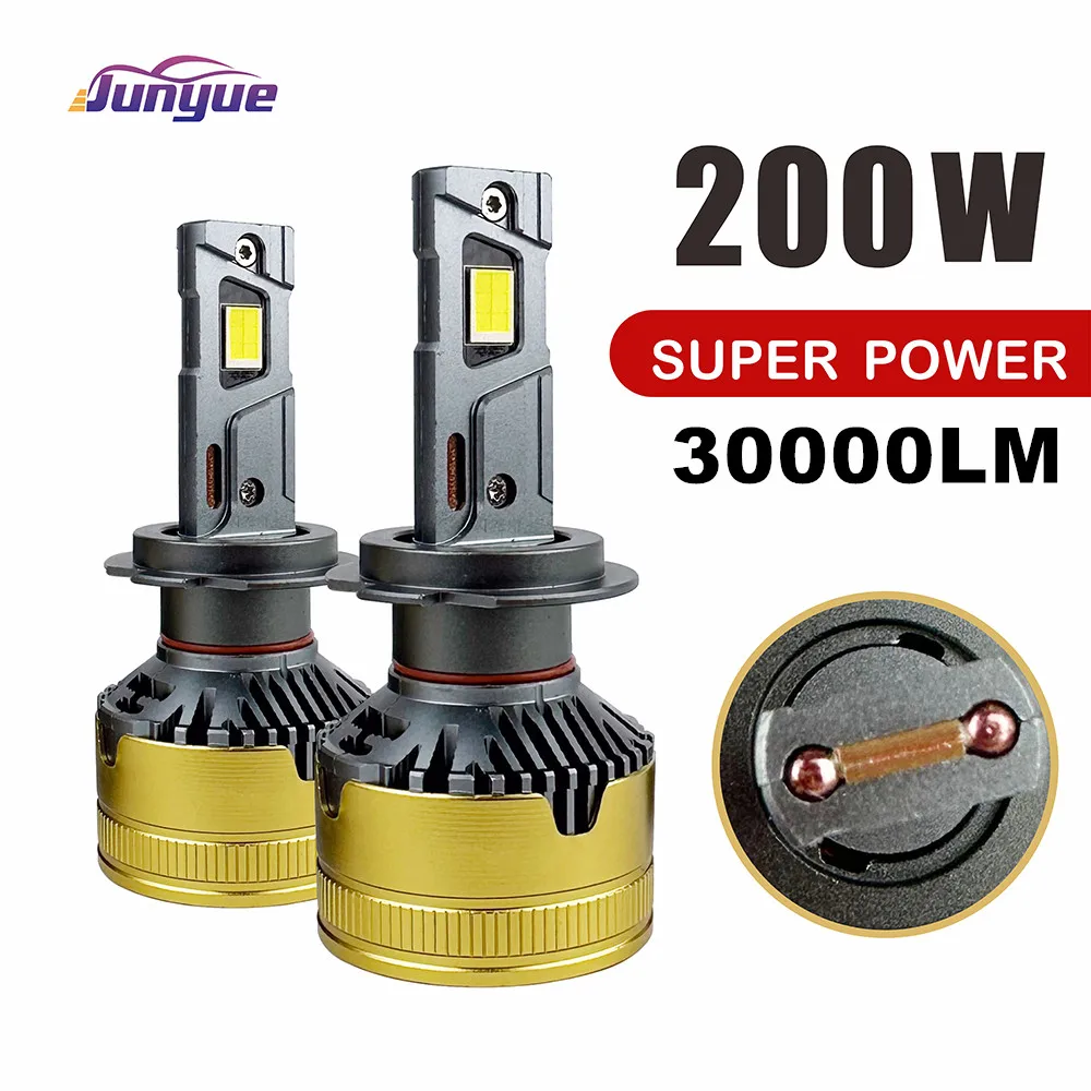 

F11 200W 30000LM H7 LED Headlights Bulb H1 H7 H4 H8 H9 H11 9012 LED fog head lamps light Bulbs H4 LED Headlight bulbs