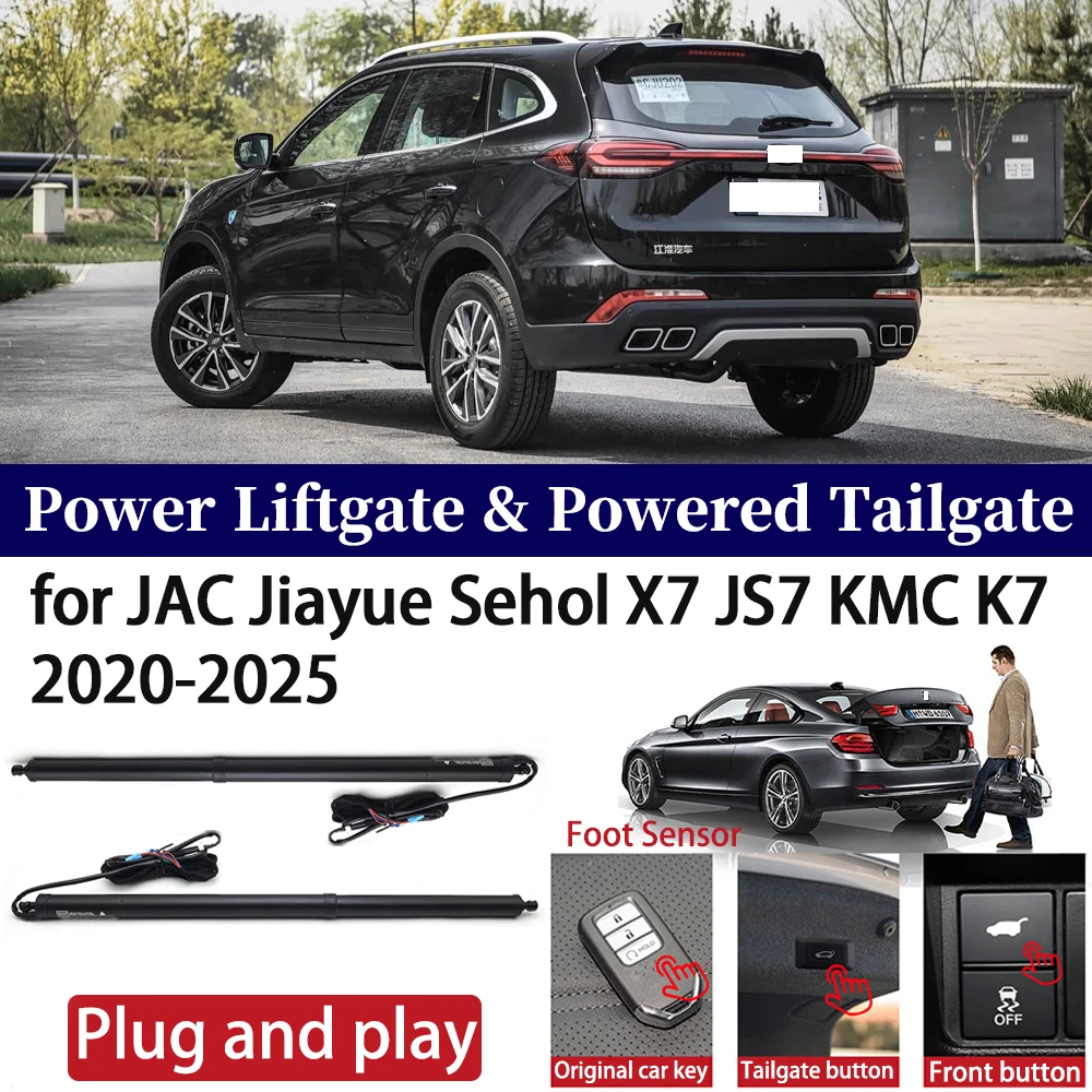 

for JAC Jiayue Sehol X7 JS7 KMC K7 2020-2025 Car Electric Tailgate Kit Automatic Boot Lift Power Liftgate System Plug&Play