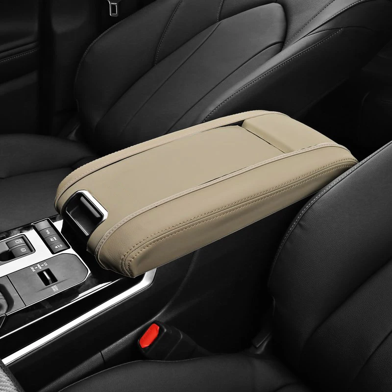 For Toyota Highlander XU70 Kluger 2020 2021 2022 2023 2024 Hybrid Leather Car Interior Center Console Armrest Storage Box Cover