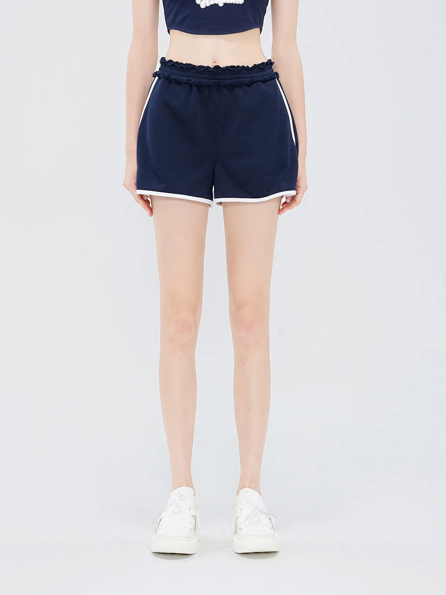 

Спортивные брюки Azepam в американском ретро-стиле, прямого кроя, удобные, повседневные, универсальные, с завышенной талией, из смесового хлопка и полиэстера