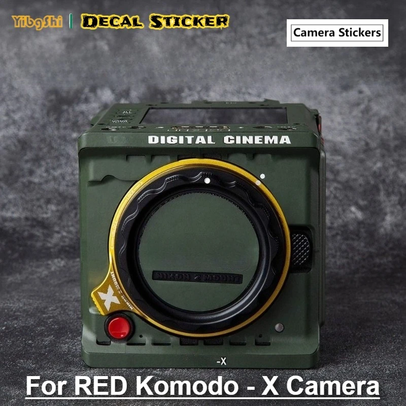 red-komodo-x-デカールスキンビニールラップフィルムデジタルジネマカメラボディ保護ステッカープロテクターコート-red-komodo-x