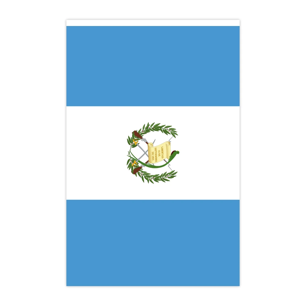 14x21CM Guatemala character string flag with Digital polyester printing (20pcs/set)