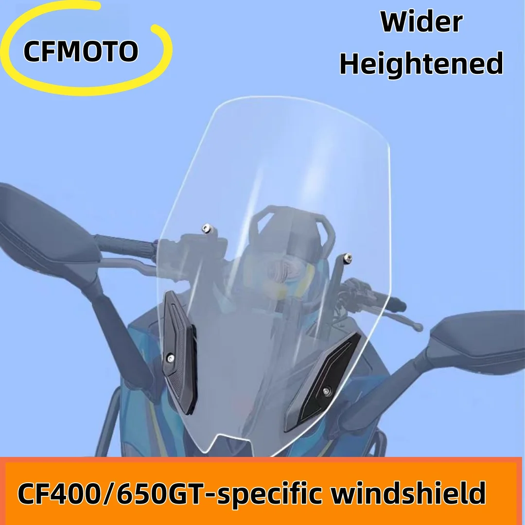 Suitable for CFMOTO 400GT and 650GT windshield modification, including heightening and widening of the front windshield. GT400