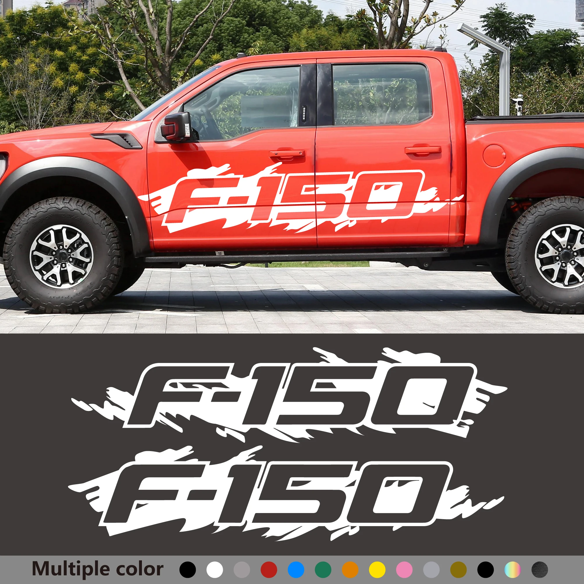 Pickup Side Body Stickers Apply For Ford F-150 F150 Raptor Ranger Truck 4X4 Off Road Decor Auto Exterior Accessories Vinyl Decal