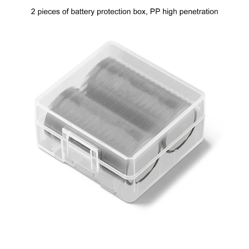 Portable Battery Case Secure Closures Storage Box for 18350 Battery Holder