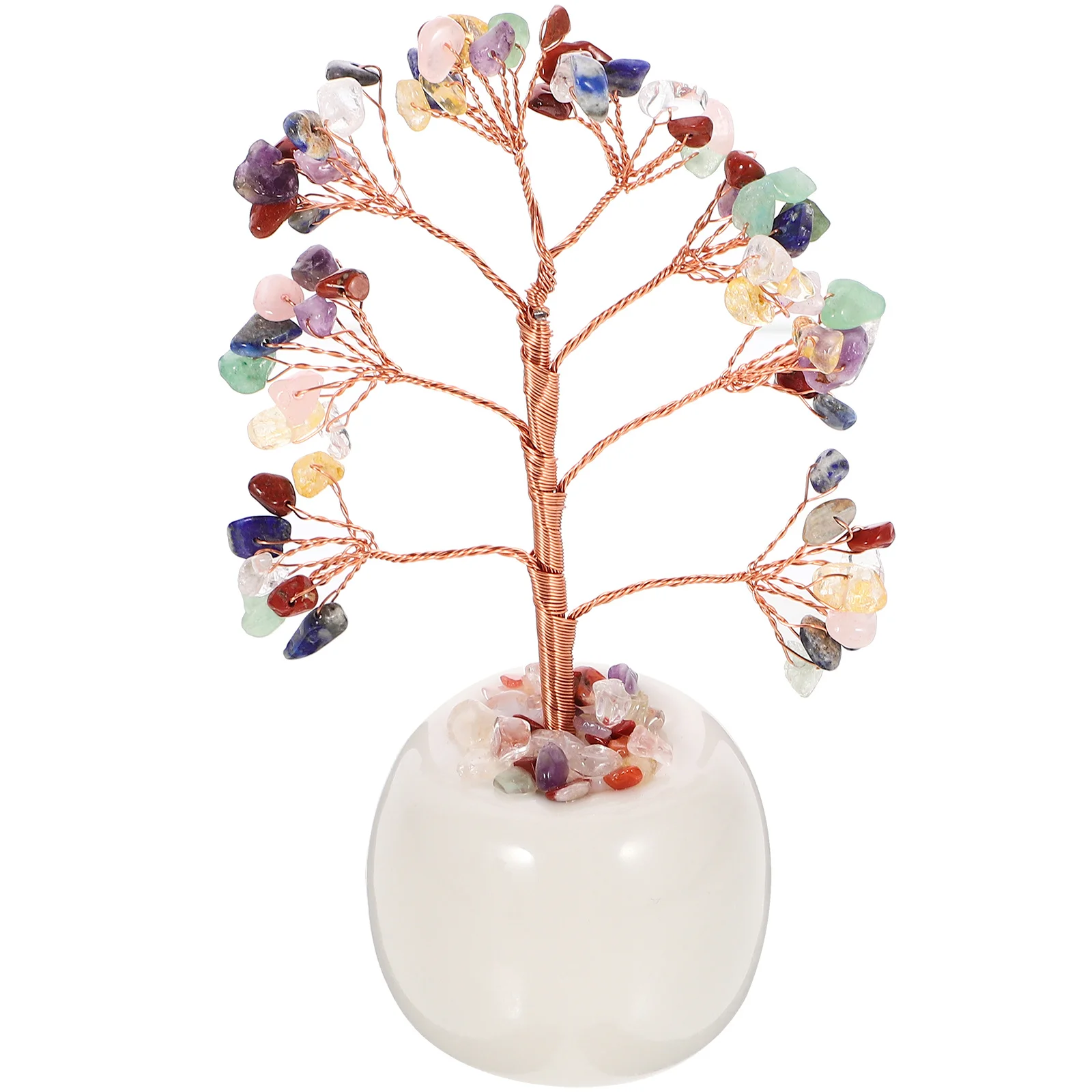

Colorful Crystal Tree Decor, Tabletop Crystal Craft For Home Office Desktop, Housewarming Gift, Living Room Decoration, Dinner
