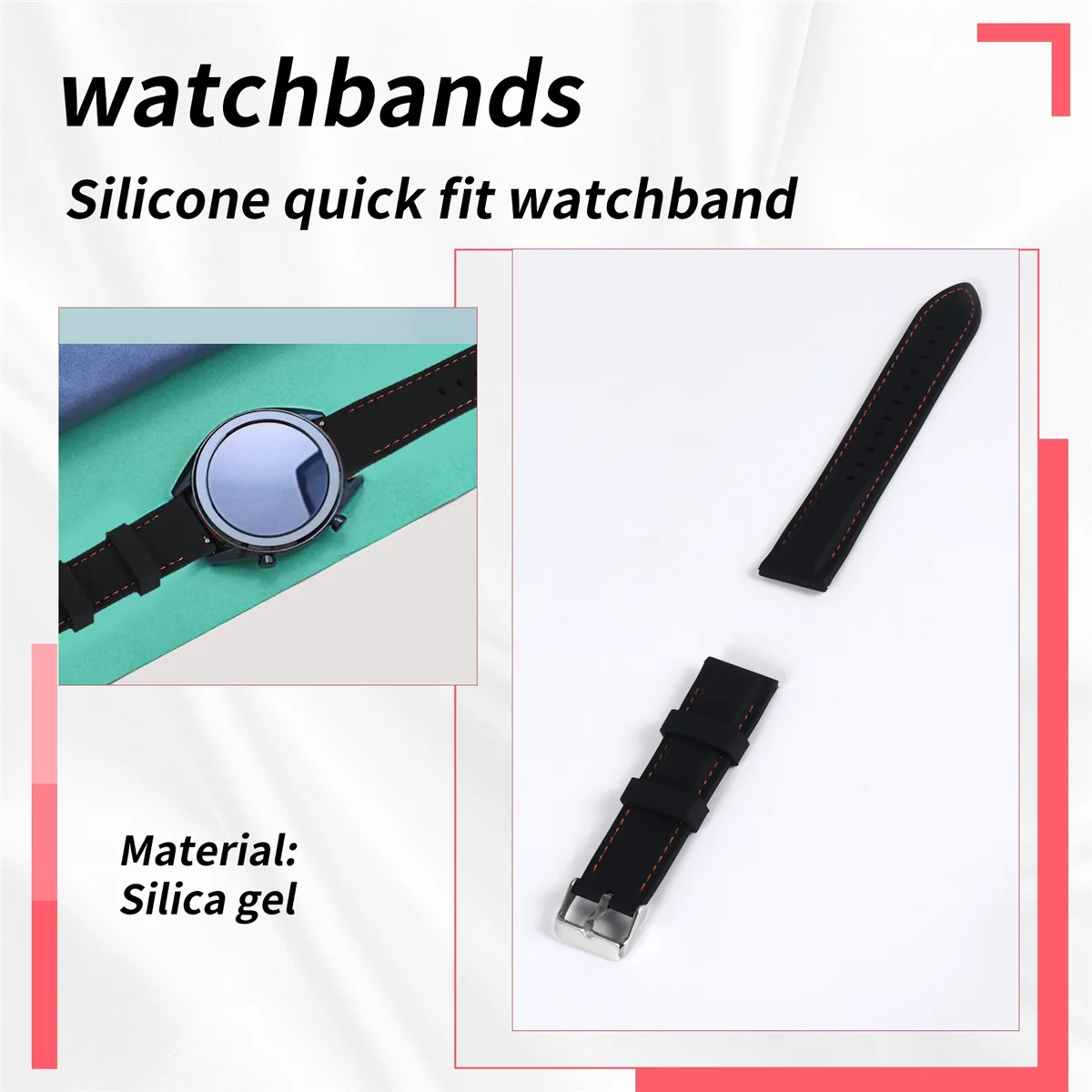 

Новый дизайн для Galaxy Watch 3 45 мм/ремешок Gear S3, двойные ремешки для часов