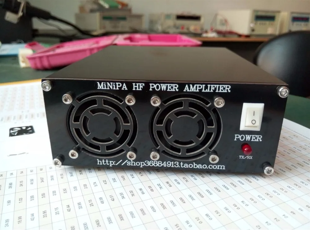Assembled  NEW MiniPA100 MiNi 100W HF Power Amplifier Shortwave Power Amplifier For FT-817 ICOM IC-703 Elecraft KX3 QRP PTT