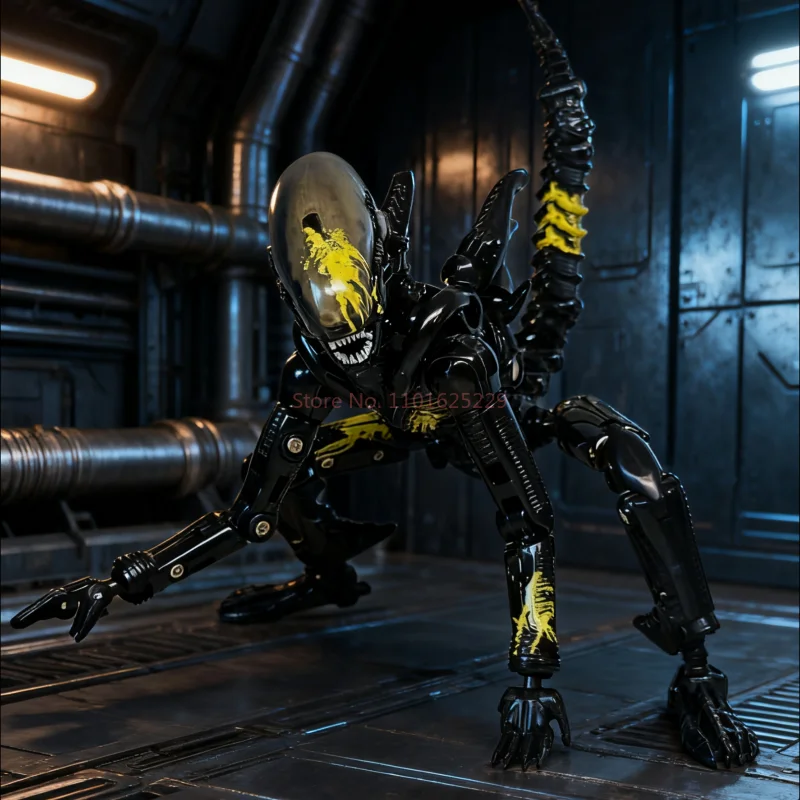Xenomorph متوفر في المخزون 52 لعبة الوحش صندوق الغريبة 2.0 - العضوية السنوية الحصرية المحدودة لعبة شخصيات الحركة هدية