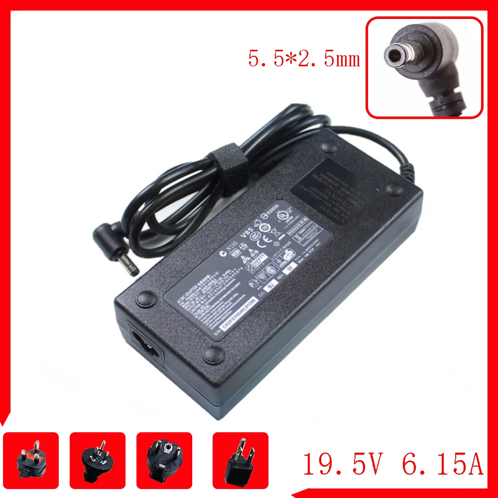 

19.5V 6.15A 120W AC Laptop Adapter Charger Power supply For MSI GE70 GE60 GE72 GS70 GP60 GX60 A12-120P1A A120A010L