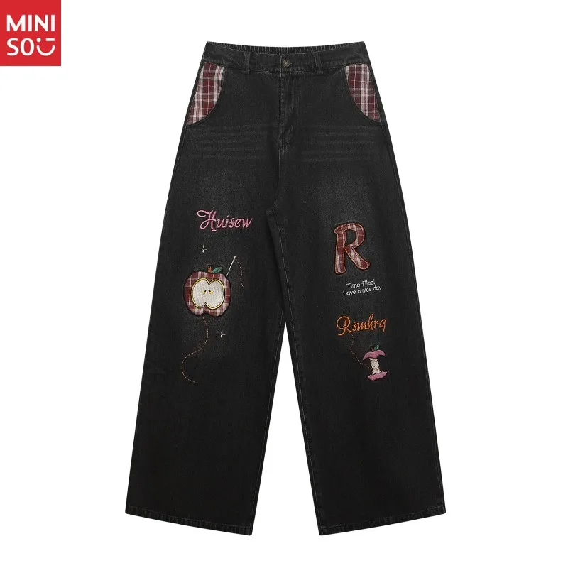 miniso-pantalones-vaqueros-americanos-para-ninos-vaqueros-retro-lavados-con-letras-de-manzana-bordadas-pantalones-rectos-de-pierna-ancha-informales-holgados-unisex