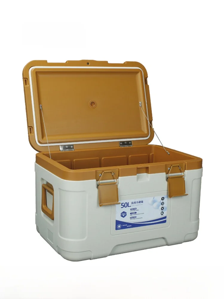 

Portable Food ade Insulated Lunch Box 50L Carried Meal Heat Preservation Box PU Home And Commercial Stall Selling Ice Pa