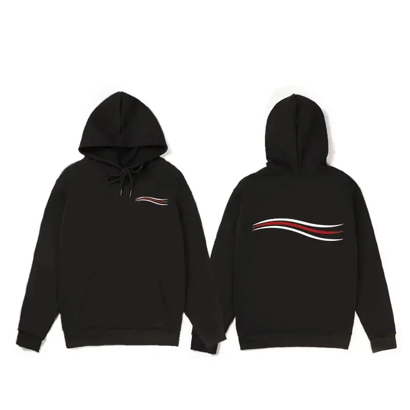 Luxury Brand Double-sided Printed Pure Cotton Korean Version Hoodie Women\'s Gym Sports Street Fashion Casual Top