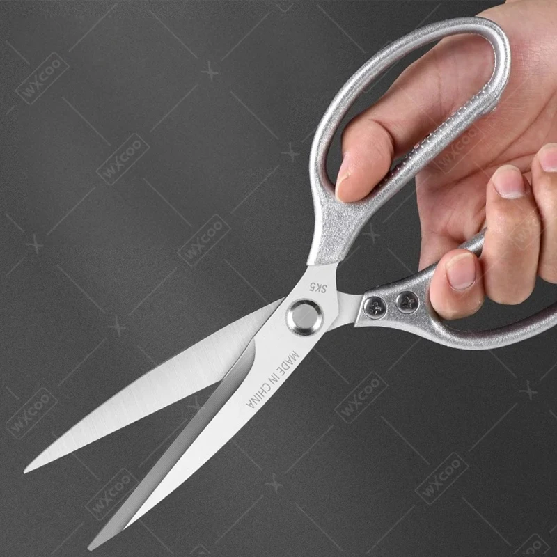 Professional Kitchen Powerful Scissors Japanese Chicken Bone Scissors Stainless Steel Fish Scale Scissors Cutting Knife