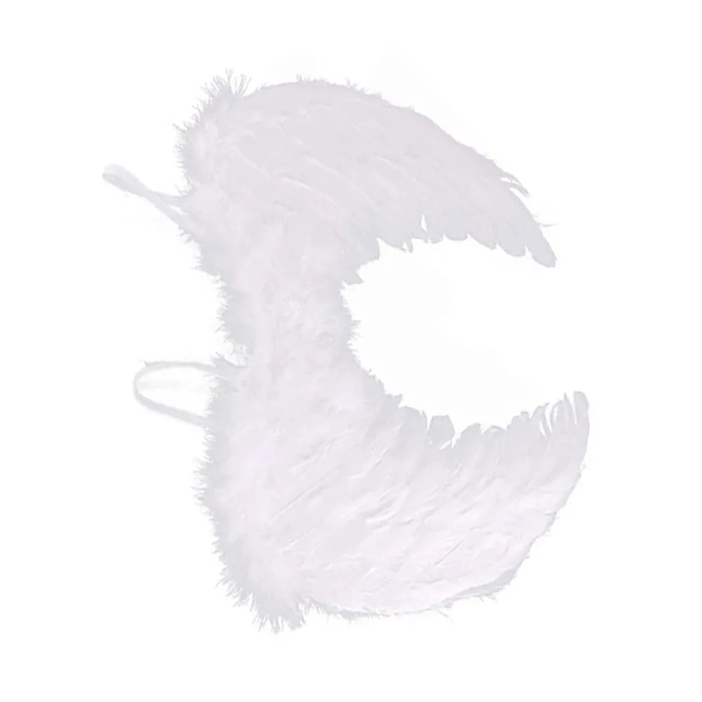 1 قطعة جناح بلوم للأطفال زي الملاك التأثيري الدعامة لحفلة عيد الميلاد والهالوين أداء زينة على شكل جناح