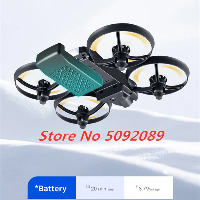 Mini 6K RC Drone with 6K HD Dual Camera Aerial Photography Aircraft Anti-Crash Easy To Remote Control Colorful Lights Drone Gift