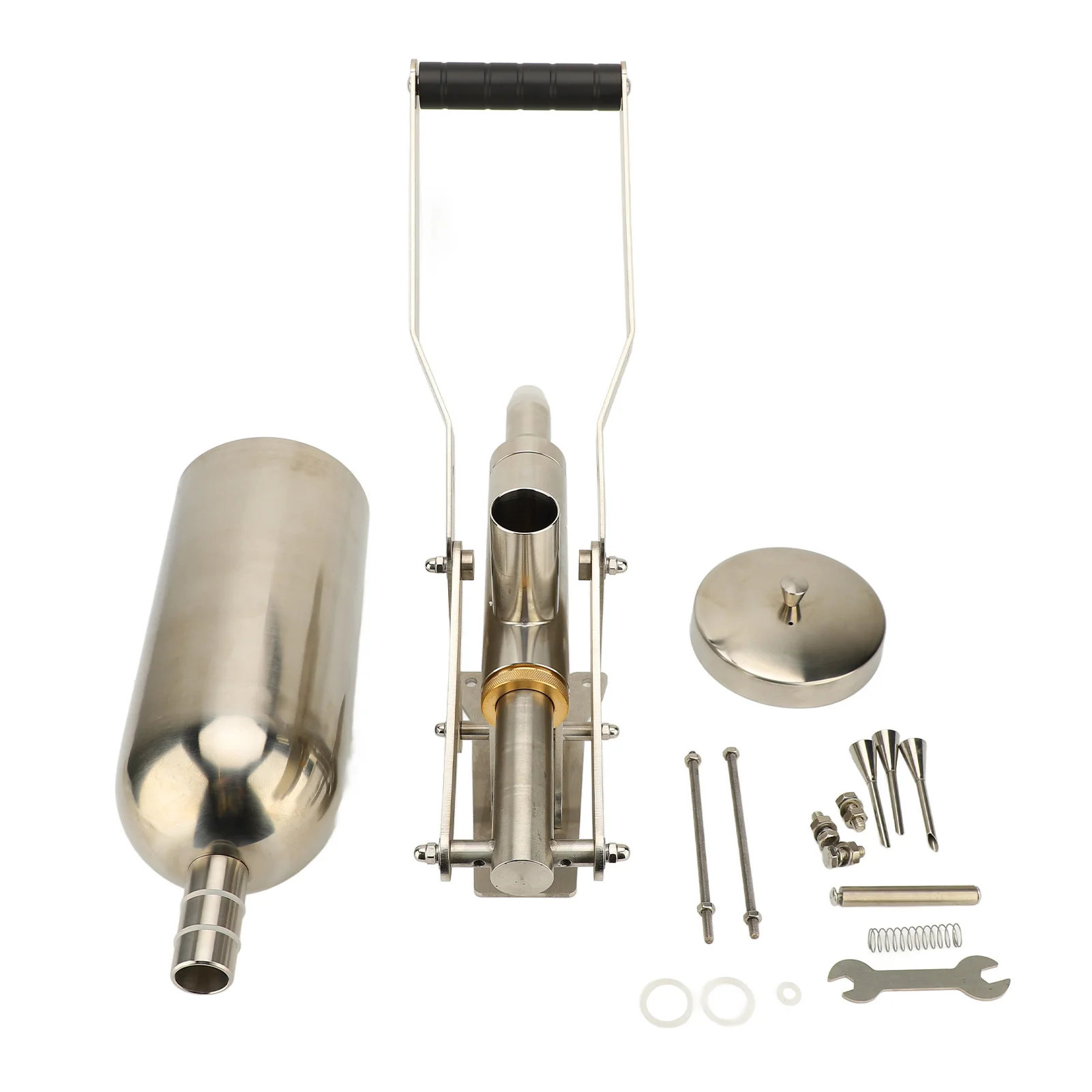 

Doughnut Jelly Filling Machine Rust Proof 4.5L Multipurpose Donut Filler Injector Machine Manual for Churros for Bread for Jam