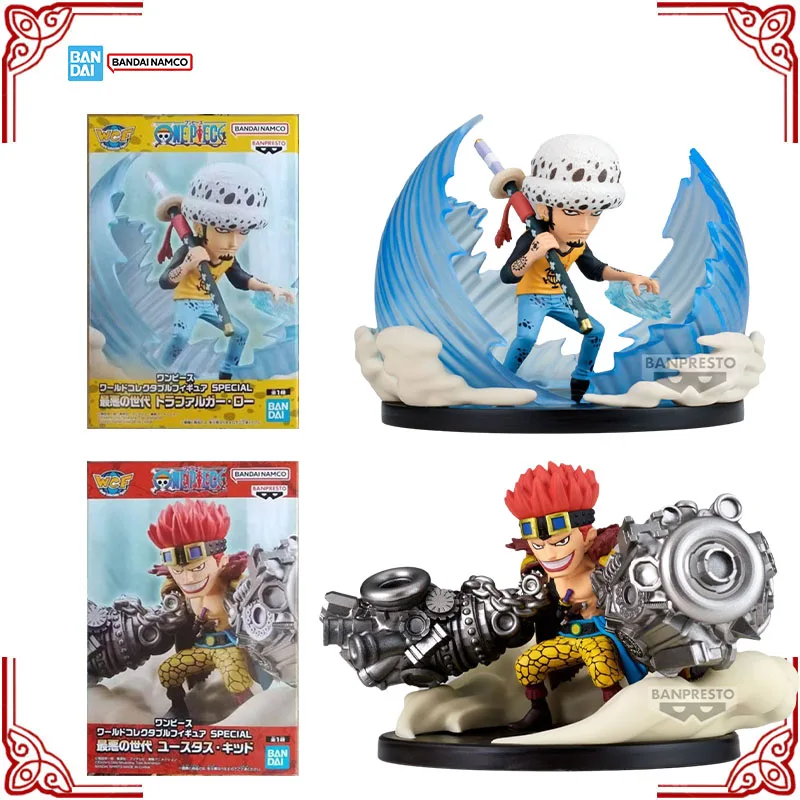 In Stock Genuine Bandai One Piece Model Kit WCF Eustass Kid Trafalgar D. Water Law Special Anime Action Figure Collection Model