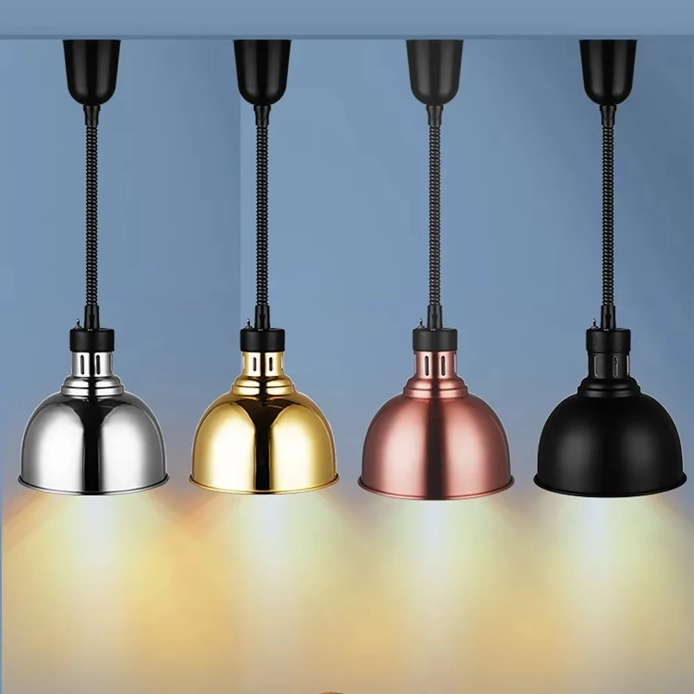 

Industrial Electric Food Heating Heat Pendant Lamp Insulation Chandelier Kitchens Restaurant Decor Light Indoor Lighting Fixture