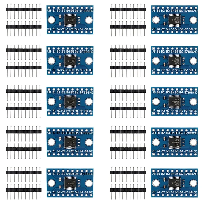 10PCS TXS0108E 8 Channel Level Conversion Module High Speed Full Duplex 8 Way Bi-Directional Converter for-A68X