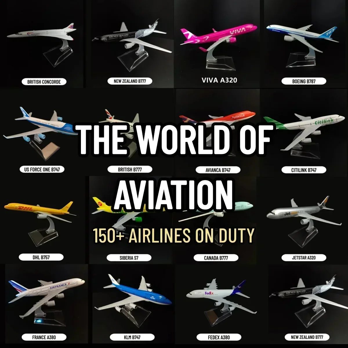 1:400 UPS B747 Aircraft Replica Diecast Scale Boeing Airbus Plane Model Aviation Miniature Figure Children Kid Toy for Boy