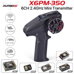 DUMBORC X6PM-350 RC trasmettitore ricevitore Kit BL3F/X6FG/X6FP/X4FMG 2.4GHZ RC Controller 6CH Gyro telecomando universale per auto RC