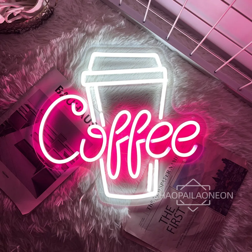 Coffee Neon Led Signs For Cafe Coffee Shop Restaurant Wall Decoration Home Coffee Bar Pantry Room Decoration Neon Sign Lights