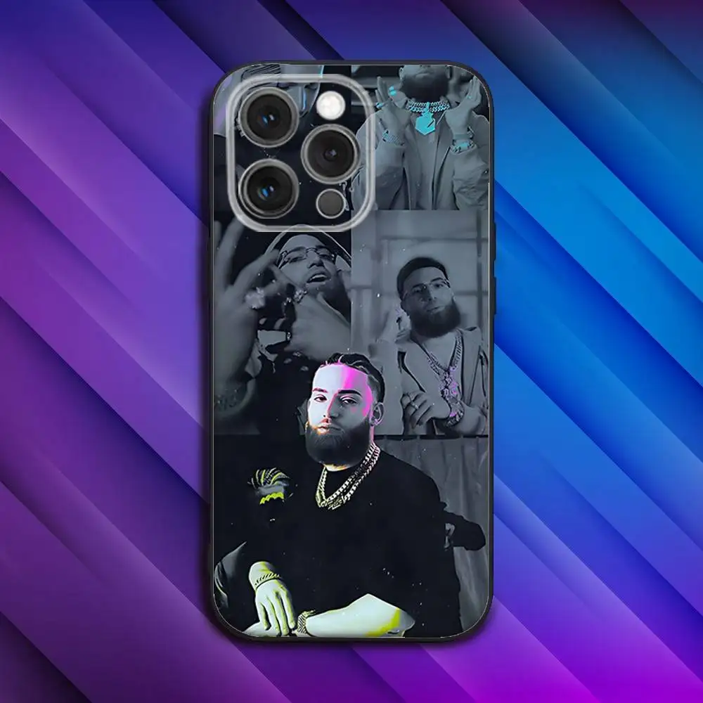 Rapper H-Hades 66 Phone Case For iPhone 17,16,15,14,13,12,11,Pro,Max,Plus,X,XS,SE4,E,Mini,Soft Black Case